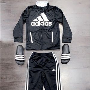 Adidas 3-Stripes Track Suit in Black (KIDS)